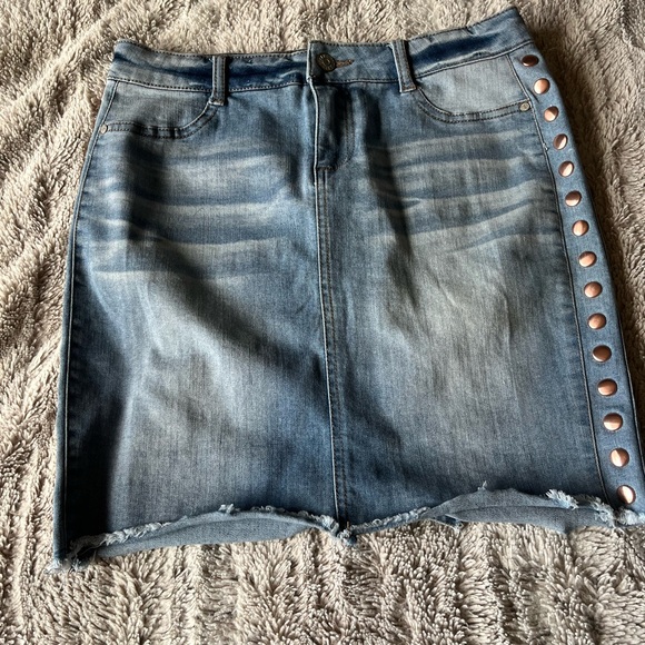 Celebrity Pink Dresses & Skirts - Celebrity Pink - Denim Mini Skirt